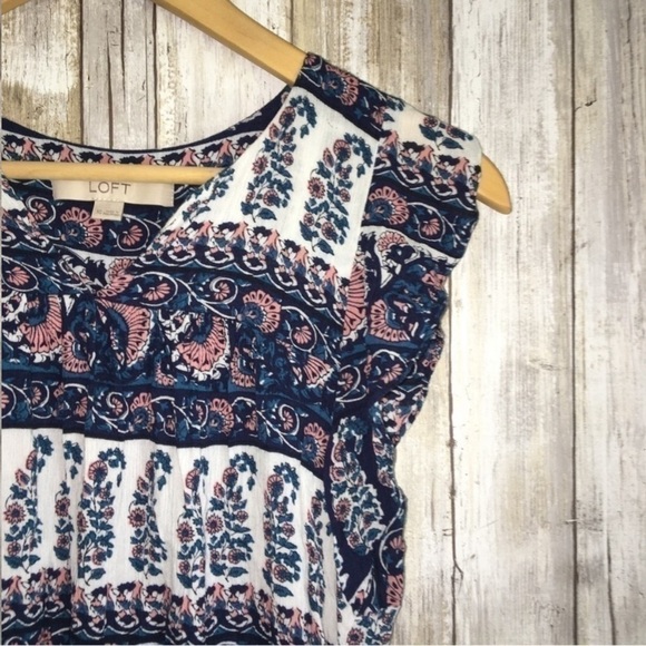 Loft Mixed Print Blouse - Picture 2 of 4